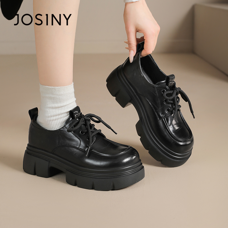 单鞋厚底25卓诗尼乐福鞋20小皮