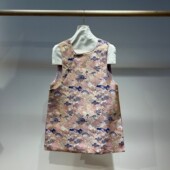 诺诺店丝人丝混纺云锦提花国风中长款 G358 YS104 马甲 含12真丝