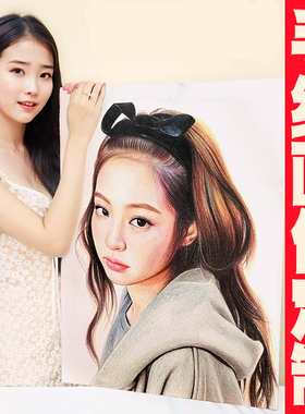 素描画像定制真人照片转手绘彩铅画代画肖像画人物画头像画漫画