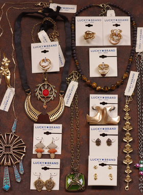 夸张欧美巴洛克VINTAGE项链耳钉