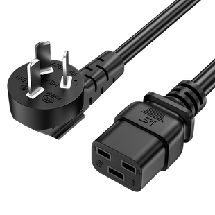 国标UPS/PDU电源线10A16A插头转C19服务器大功率三孔1.5/2.5平方