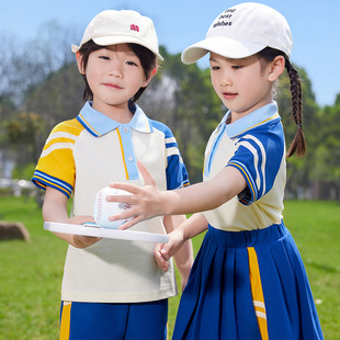 套装 六一儿童校服两件套一年级小学生班服夏季 短袖 幼儿园园服毕业