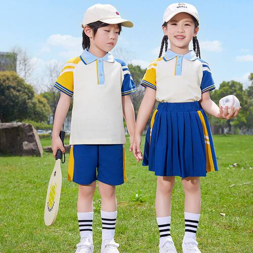 幼儿园园服夏款套装一年级运动会