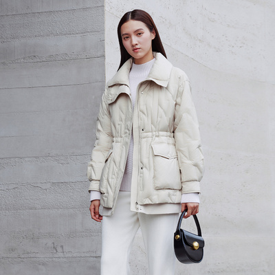 歌蒂诗中长款保暖羽绒服