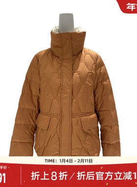 【90%鸭绒】歌蒂诗冬季专柜新品时尚立领简约保暖羽绒服3E46Y0977