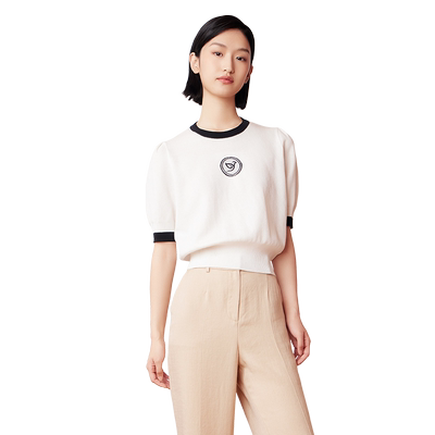 歌蒂诗针织圆领舒适纯色