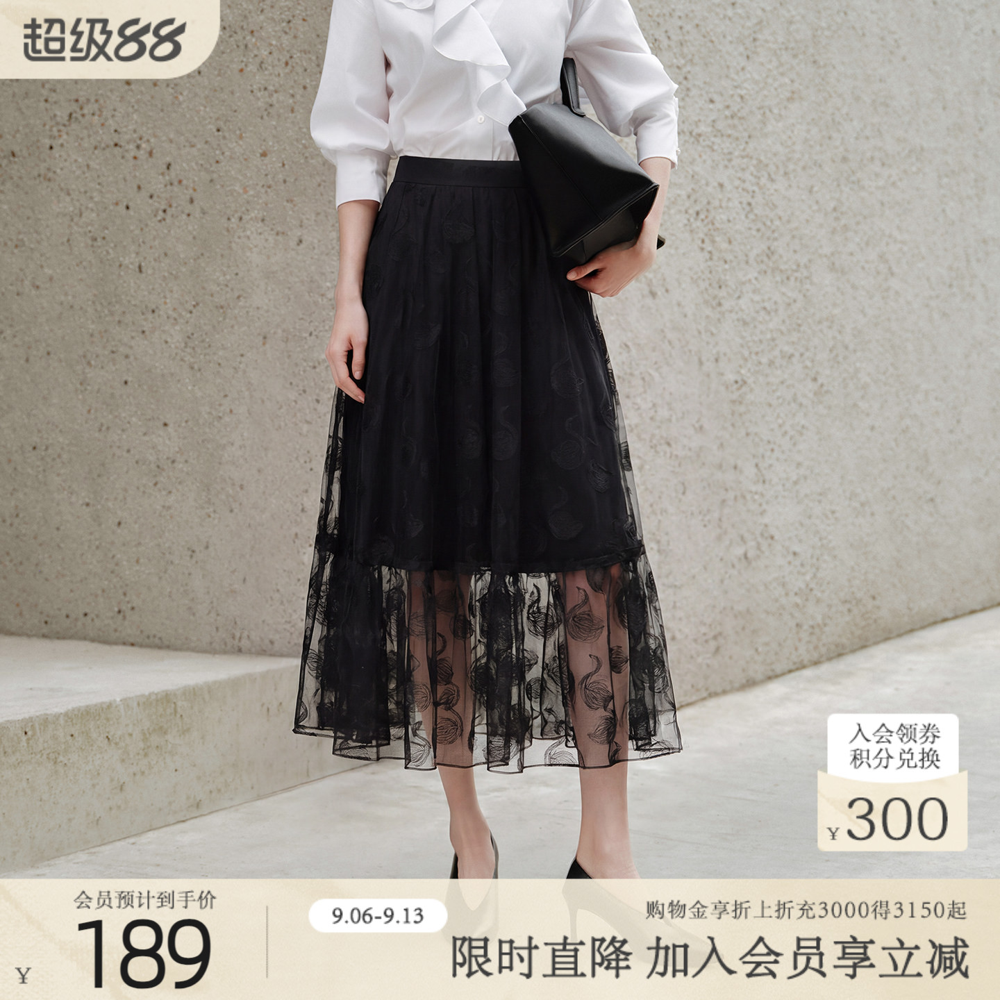歌蒂诗春季新款长连衣裙图片