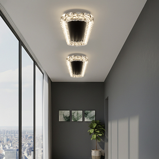 惠普阳台灯长条吸顶灯轻奢高级感意式极简入户门厅玄关走廊过道灯