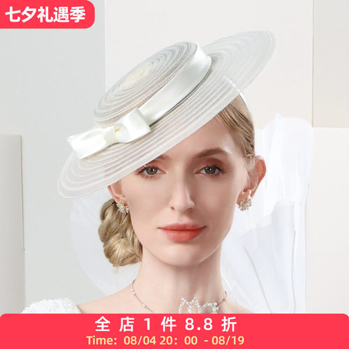 EE春夏宴会出游优雅发箍礼帽女