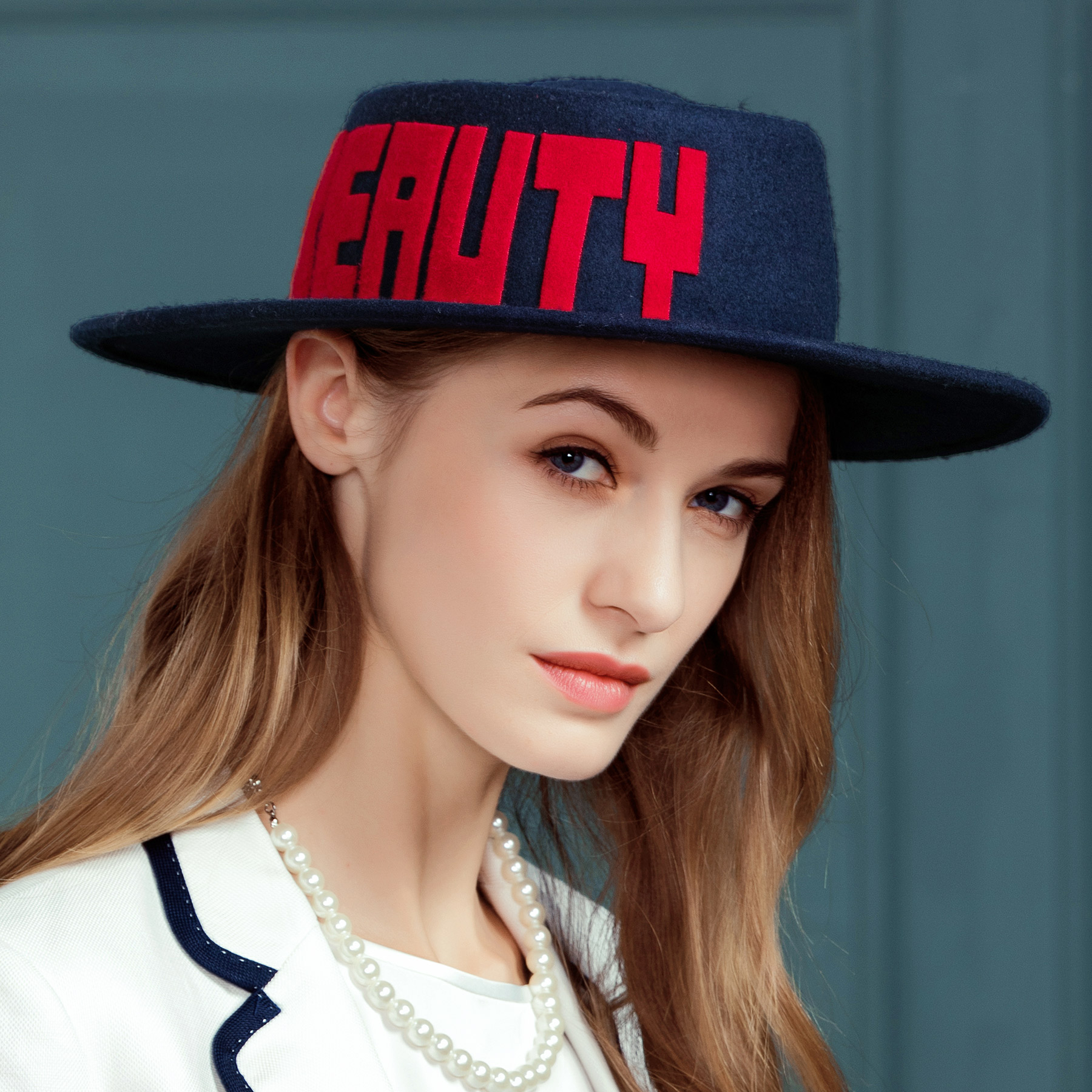 EE 秋冬新款欧美休闲百搭羊毛呢帽 韩版潮女士时尚秋季呢子帽子女