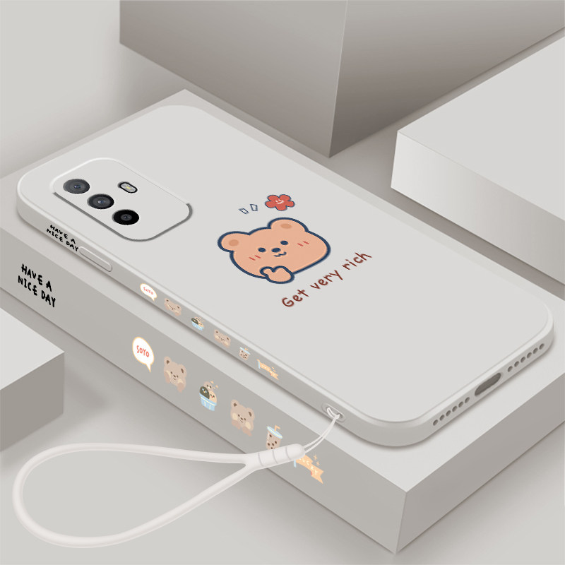 OPPOA97的手机壳新款OPPO A96液态硅胶A95小熊软壳ins情侣A93S全包A93防摔opa可爱oppa女小众0pp0简约保护套a高性价比高么？