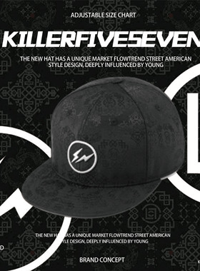 KFS黑丝绸联名春夏遮阳大头围棒球帽男女美式街头嘻哈帽国潮帽子