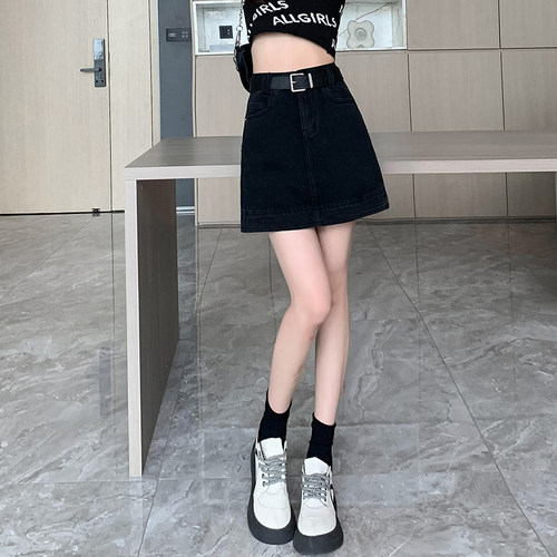夏季A字jeans女牛仔性感半身短裙