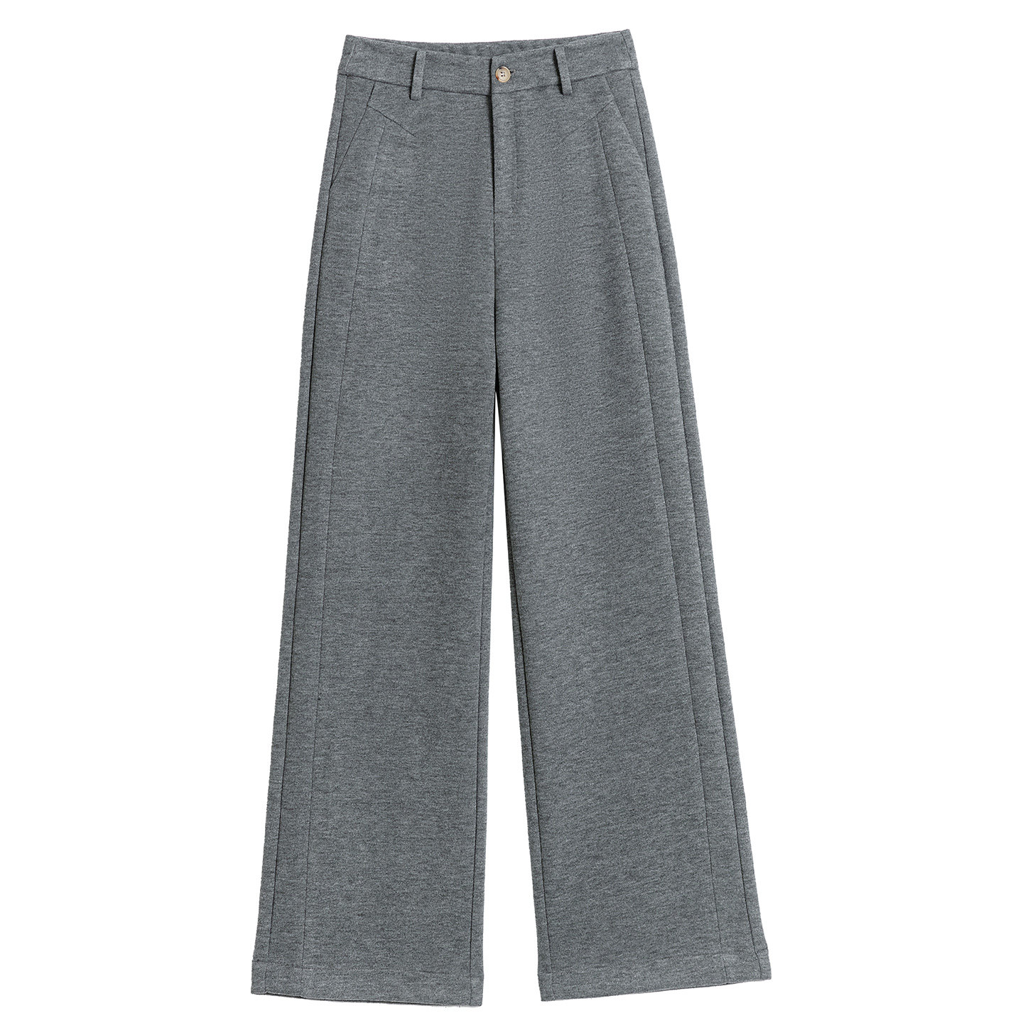 醋酸棉羊毛阔腿裤女以利曼贝秋冬新款高腰显瘦直筒裤垂感休闲长裤,女装/女士精品,休闲裤,淘宝优惠券,粉丝福利购,淘宝优惠卷