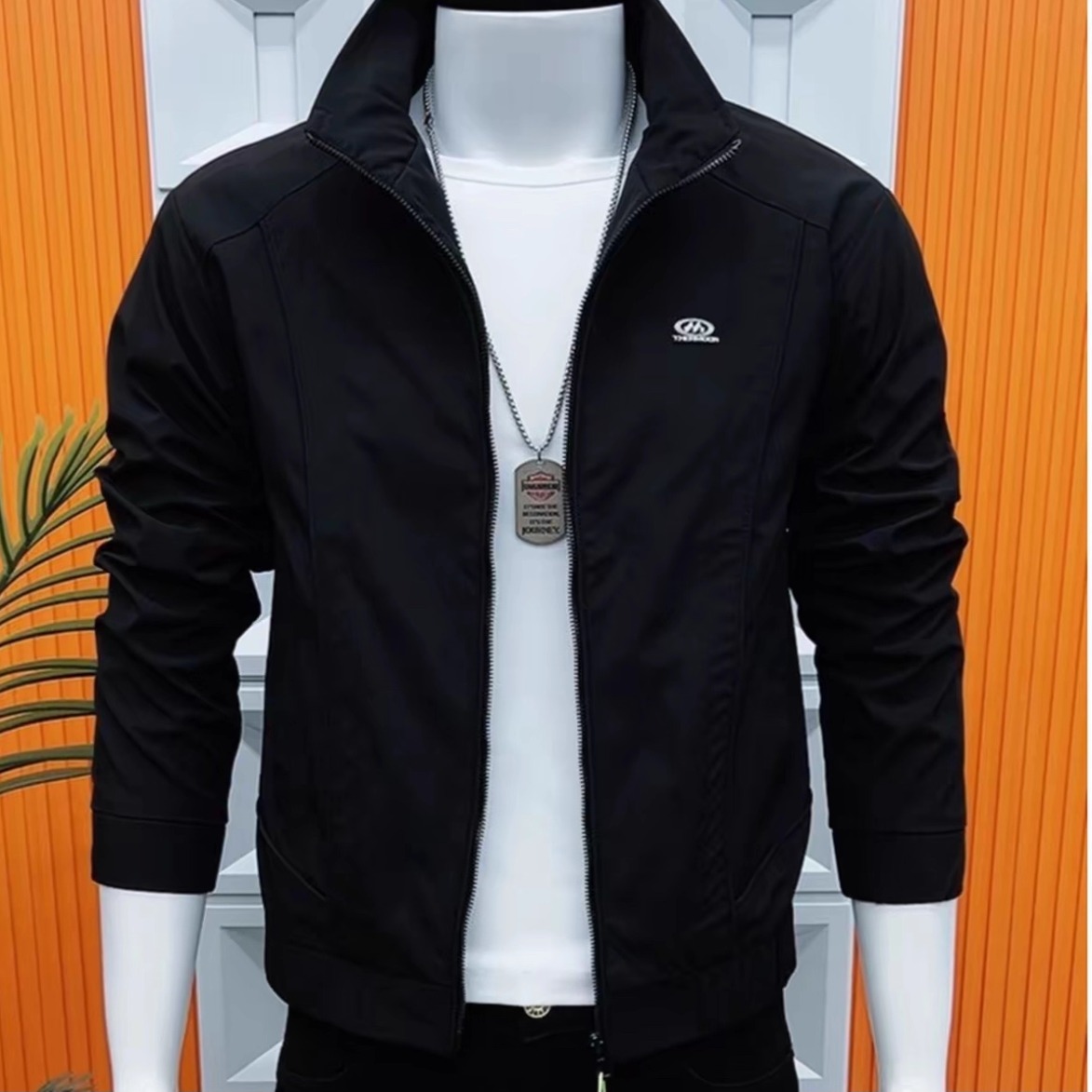 2025新款男士外套春秋款韩版休闲帅气夹克修身潮流青年学生上衣服