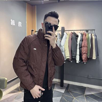 冬装修身棉衣男今年流行防寒羽绒棉服2025新款爆款高级感棉服外套