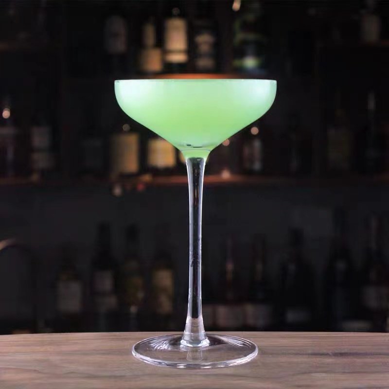 金质酒具网红无铅水晶日式木村硝子高脚鸡尾酒杯阔口干马天尼酒杯