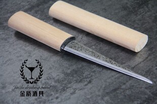 金质酒具英式鸡尾酒手工冰球削冰刀  细工冰刀凿冰刀  切冰块器具