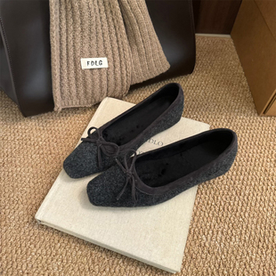 加绒单鞋女内增高百搭小香风2025年新款网红法式复古保暖玛丽珍鞋