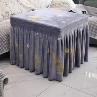 电烤炉套罩双面金貂绒烤火罩烤火被子茶几取暖桌布罩加绒加厚家用