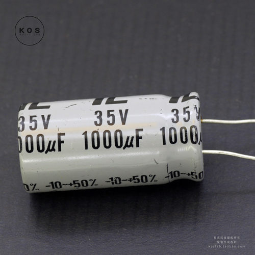KOS TECH | 美国1000uF 35V IC 伊利诺 RAR 硬底 低漏电发烧电容