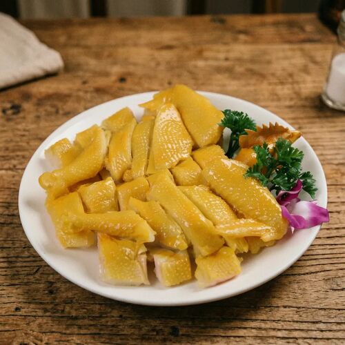 高仿真白切鸡模型树脂材质假鸡样品餐厅橱窗摆件装饰美食摄影道具
