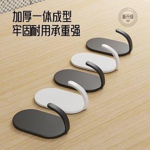 挂钩强力粘胶免打孔厨房浴室墙壁上门后无痕粘钩挂衣架不锈钢钩子