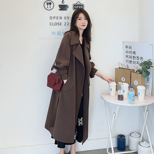 風衣外套女春2025年新款 今年流行 氣質大衣女大碼 秋季 高級感 長款