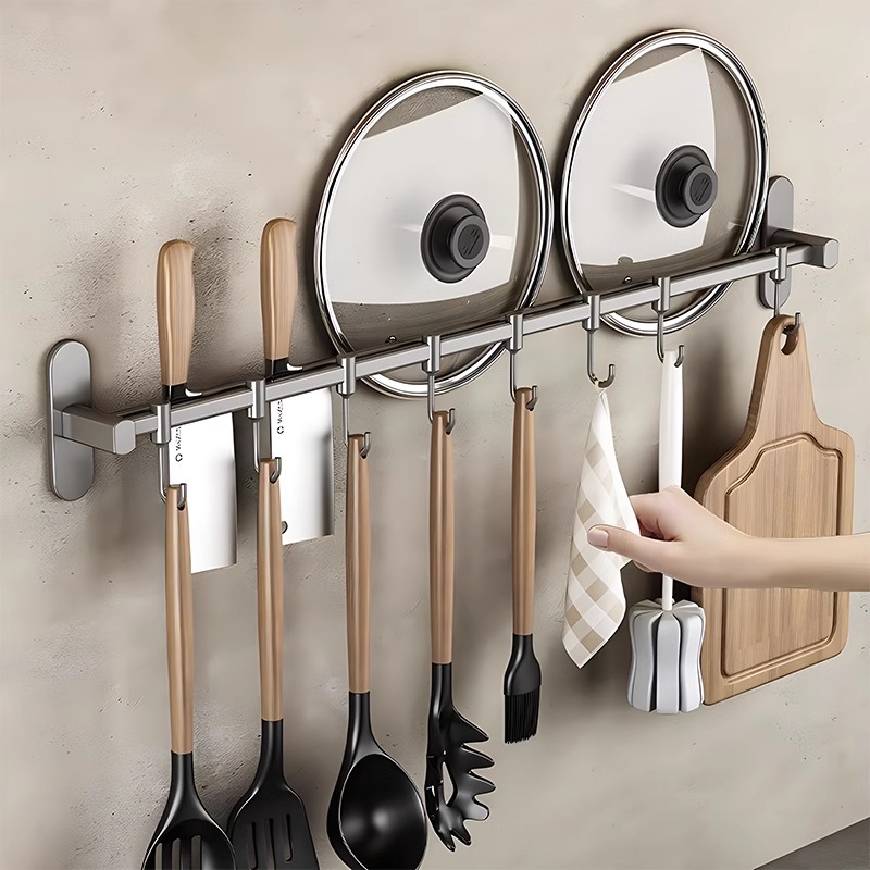 厨房挂钩免打孔厨房支架挂钩排钩