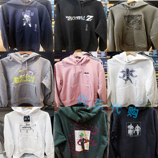 UNIQLO优衣库联名龙珠华纳兄弟蝙蝠侠小丑超人长袖连帽运动衫卫衣