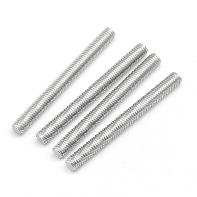 304不锈钢牙条丝杆 通丝全螺纹螺杆短牙棒螺丝螺栓螺柱M5M6M8M10