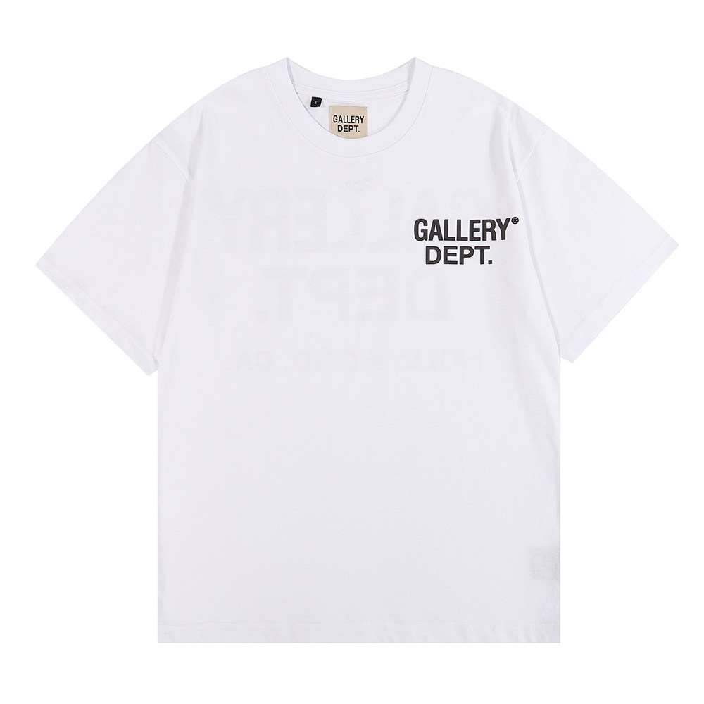 thumbnail for Gallery Dept Classic Logo Letter Print Basic T-Shirt for Men and Women, Loose High Street Short-Sleeved Summer Style