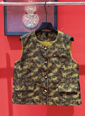 LC-26年早春法式复古气质显瘦百搭马甲YS1-xx7975