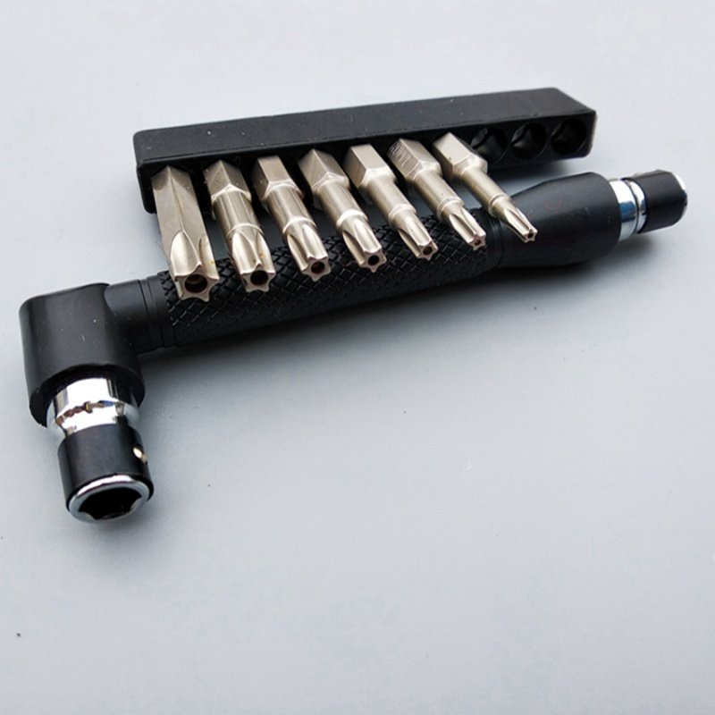 五角梅花螺丝刀五角六角型星形带磁批头 发动机 内5角带孔套装