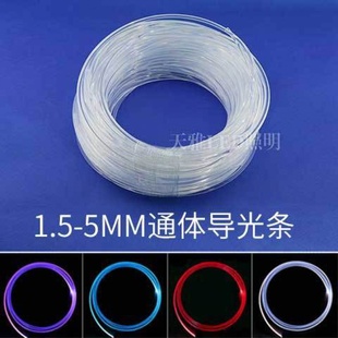 超亮导光光纤汽车氛围灯通体发光条光导纤维LED导光条冷光线2-3MM
