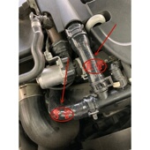 适用于奔驰271发动机C180 E200涡轮增压废气管进 E260 C200 C260