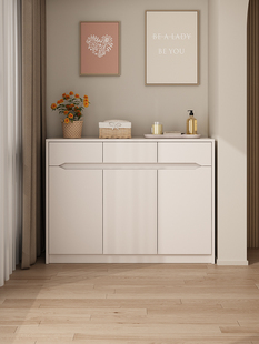 实木阳台储物柜防晒储物柜家用大容量杂项柜地板柜低柜定制凸窗柜