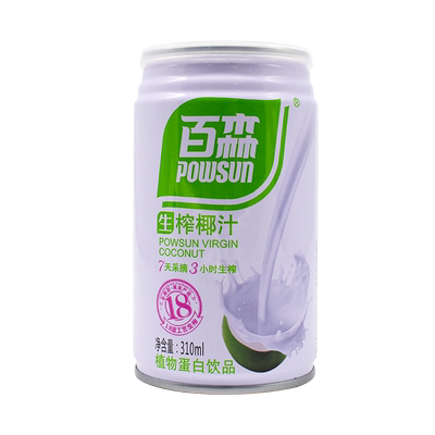 百森生榨椰子汁新鲜罐整箱