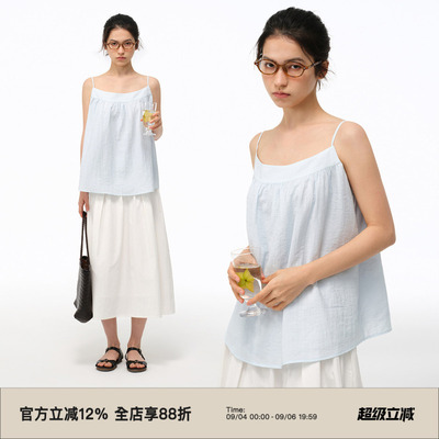 简约宽松休闲基础百搭吊带上衣
