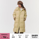 90白鸭绒保暖羽绒服 omont蛋挞复古无胆防绒连帽中长款 新品 9折