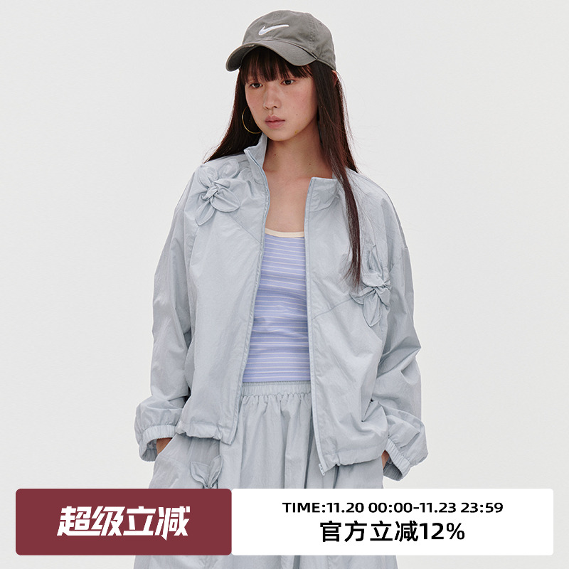 .立体花朵/轻薄防晒外套