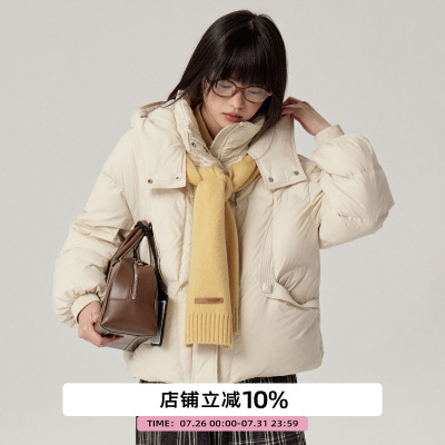 omont蛋挞家冬季全羊毛围巾