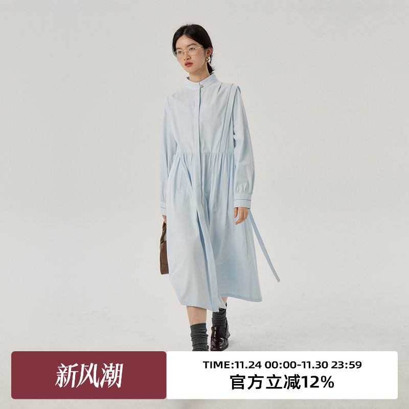 omont蛋挞家复古天丝棉混纺