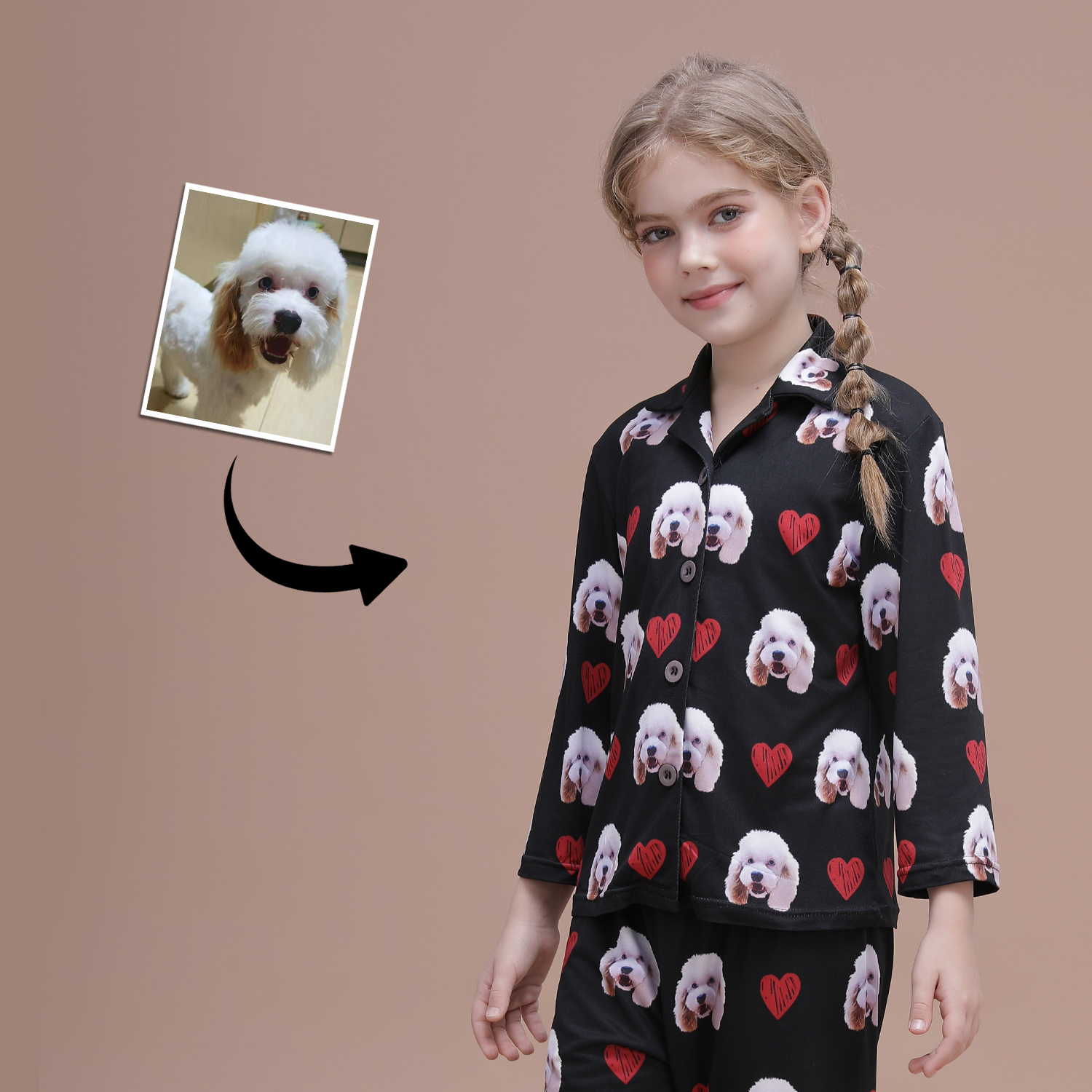 儿童睡衣定制家居服套装定制