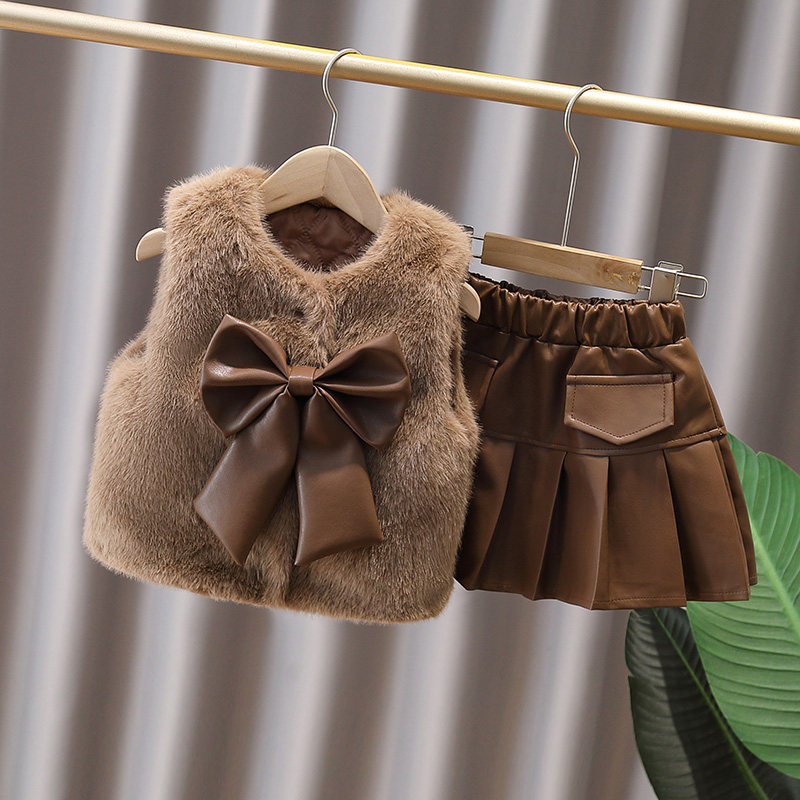 女童秋冬新款休闲两件套