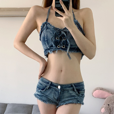 牛仔裤短款常规款牛仔布2024春季