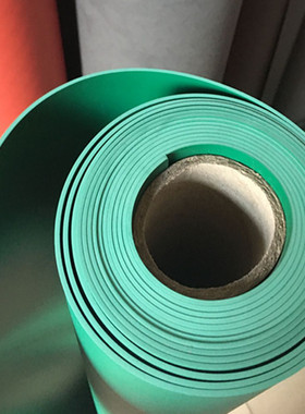 平面光面地垫PVC加厚塑胶垫子耐磨仓库地胶车间阻燃桌台面地板垫