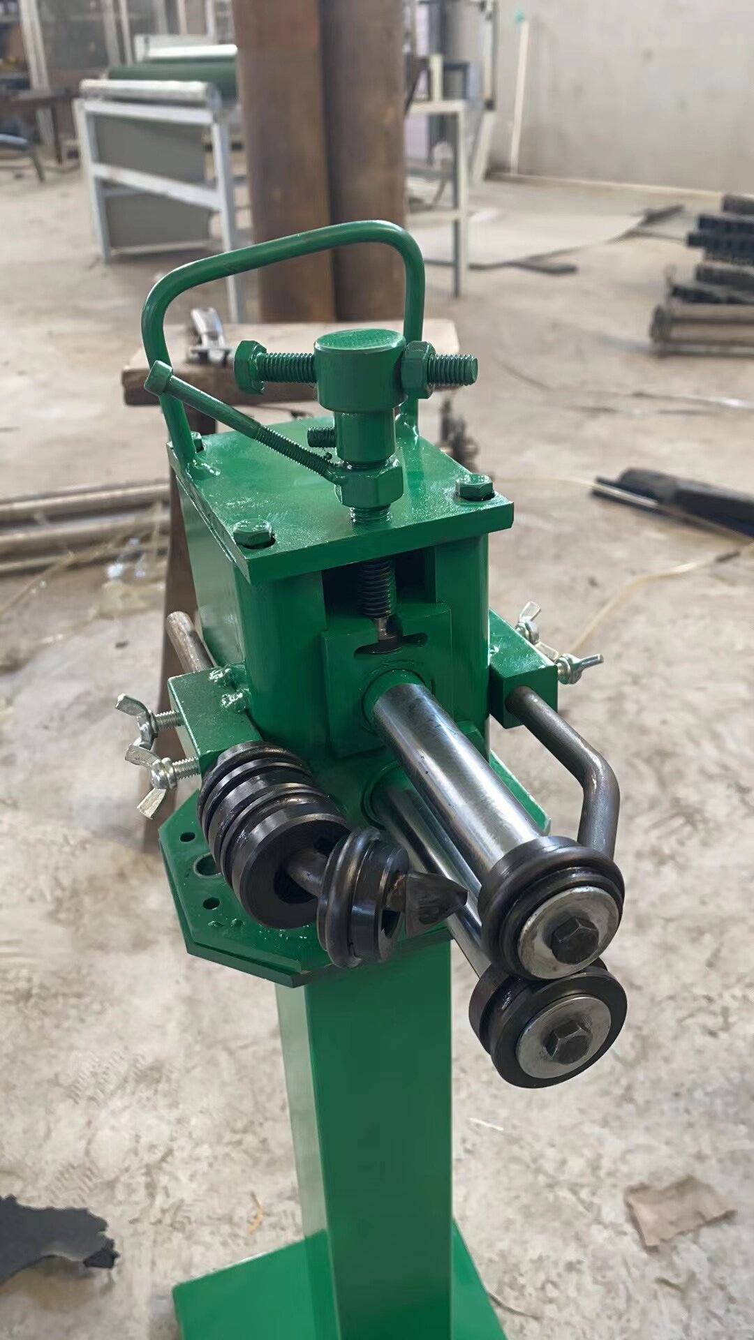 白铁皮手摇压股机压边机铝皮起线机小型轧骨机电动卷圆压边一体机