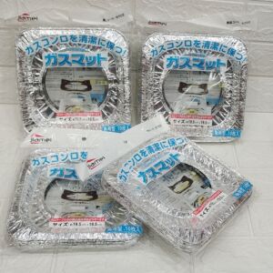 煤气灶防油垫燃气灶方形圆形灶台罩锡纸圈铝箔纸炉灶垫厚款