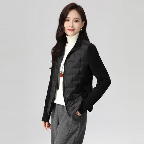 白鸭绒轻薄羽绒服女秋冬新款